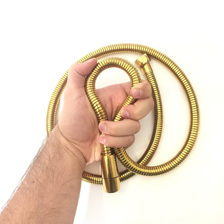 شلنگ توالت استیل مدل GOLD وزن سنگین